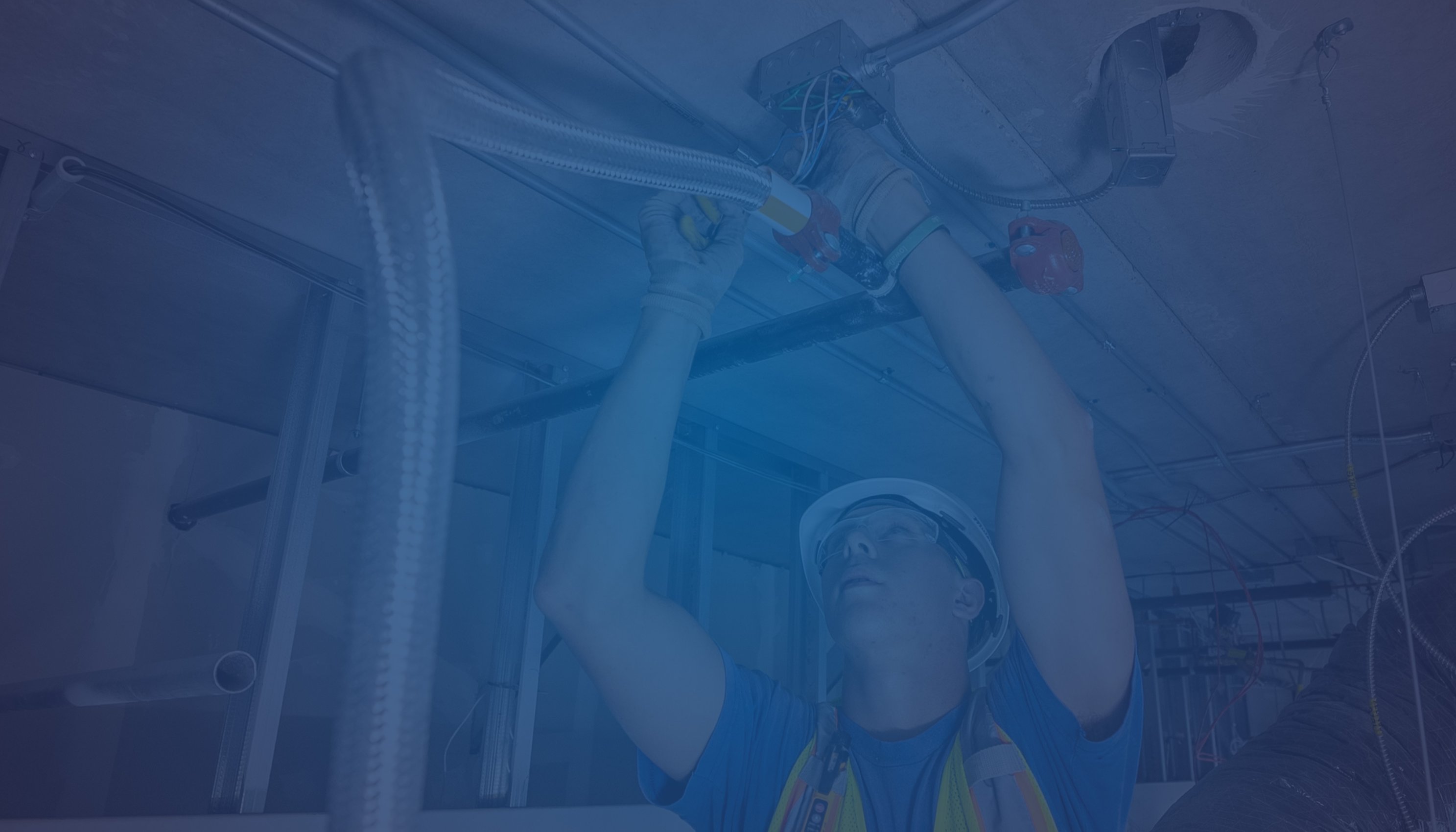 Electrician working