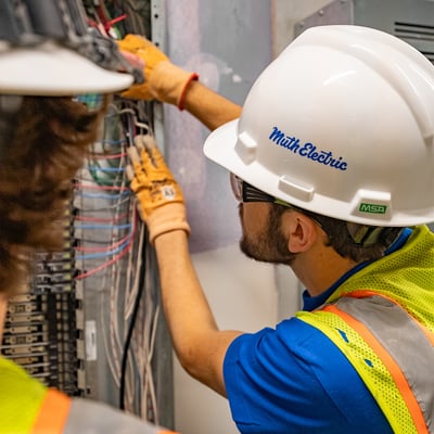 Electrician working