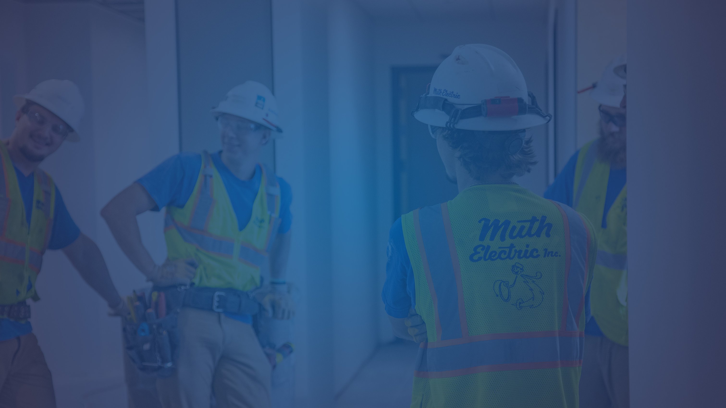 Employees talking