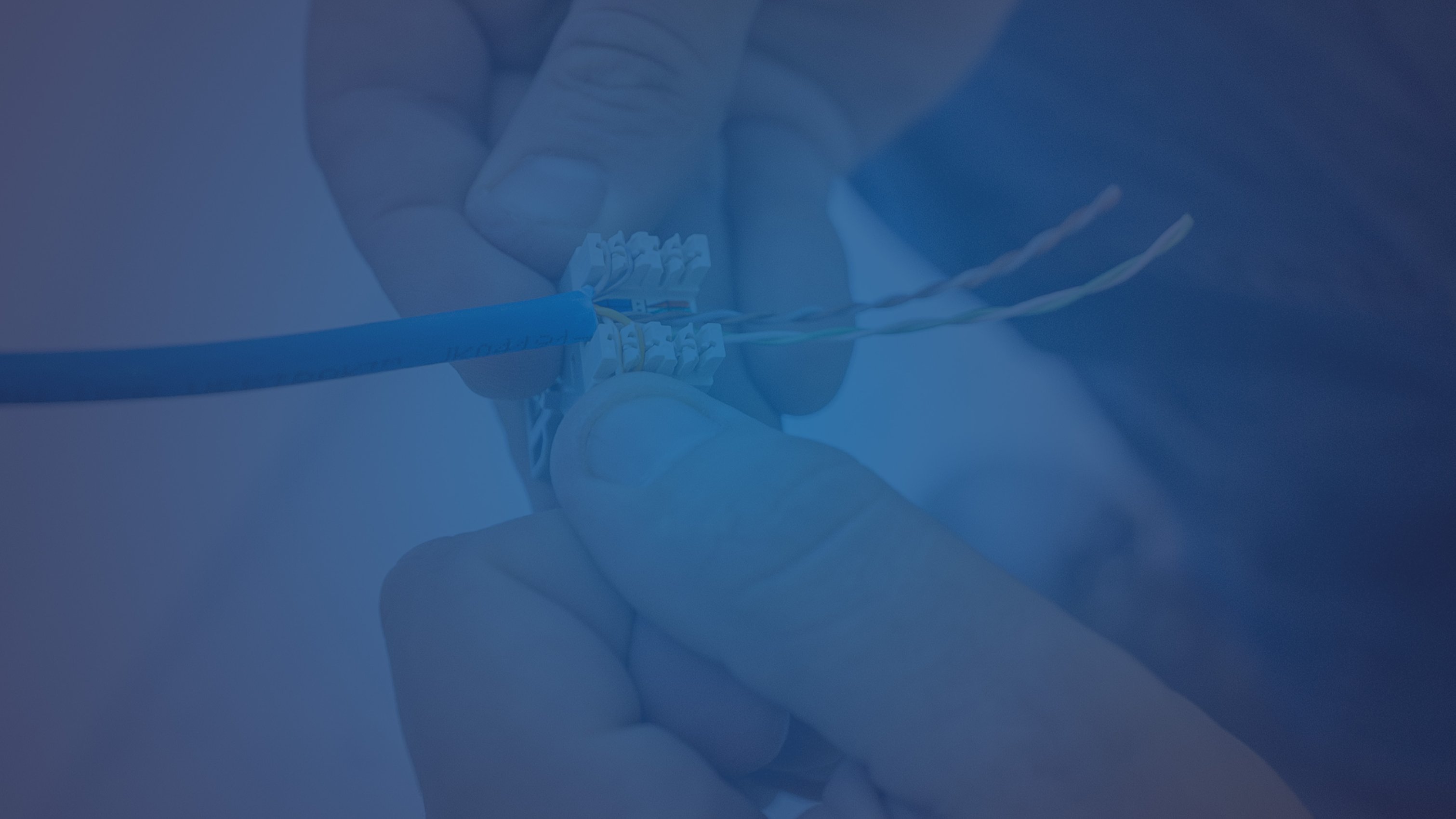 close up of an electrician working with their hands